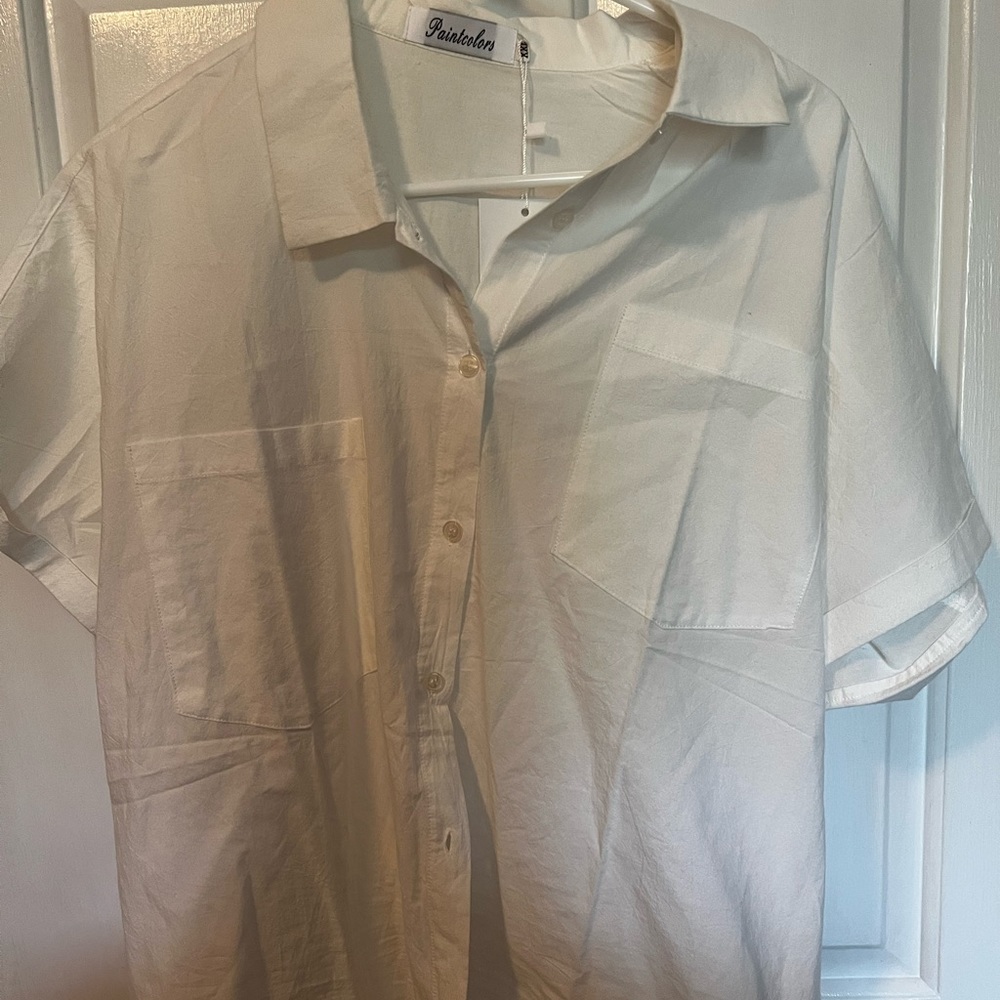 Short sleeve button down shirt